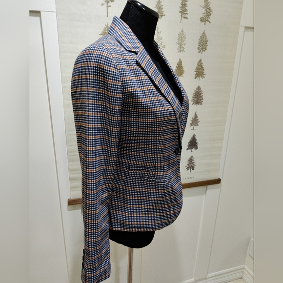 Merona Plaid Blazer 2 - Picture 4 of 11